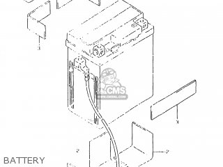 BATTERY - DR350SE 1998 (W) USA (E03)