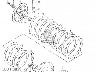 CLUTCH - DR350SE 1998 (W) USA (E03)
