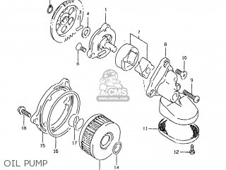 OIL PUMP - DR350SE 1998 (W) USA (E03)