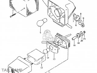 TAIL LAMP - DR350SE 1998 (W) USA (E03)