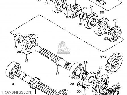 TRANSMISSION - DR350SE 1998 (W)