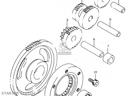 STARTER CLUTCH - DR350SE 1998 (X)