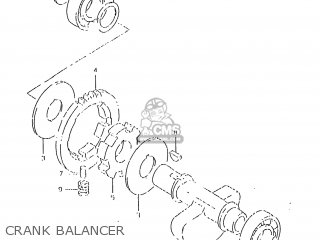 CRANK BALANCER - DR350SE 1999 (X) USA (E03)