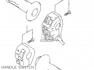 HANDLE SWITCH - DR350SE 1999 (X) USA (E03)