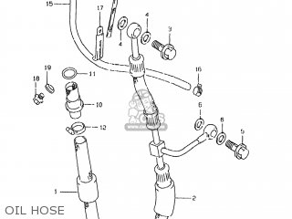 OIL HOSE - DR350SE 1999 (X) USA (E03)