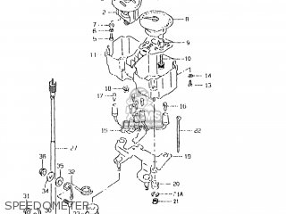 SPEEDOMETER - DR350SE 1999 (X) USA (E03)