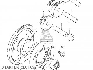 STARTER CLUTCH - DR350SE 1999 (X) USA (E03)