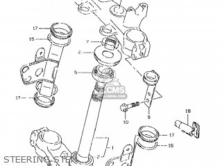 STEERING STEM - DR350SE 1999 (X) USA (E03)