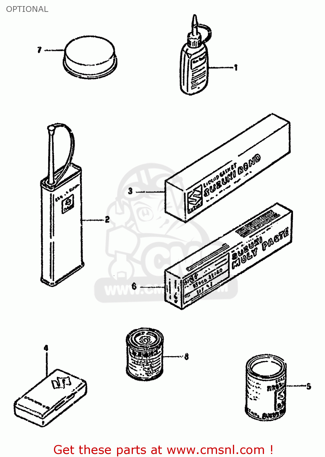 OPTIONAL DR350SH 1992 (N) (E04 E18 E21 E22)