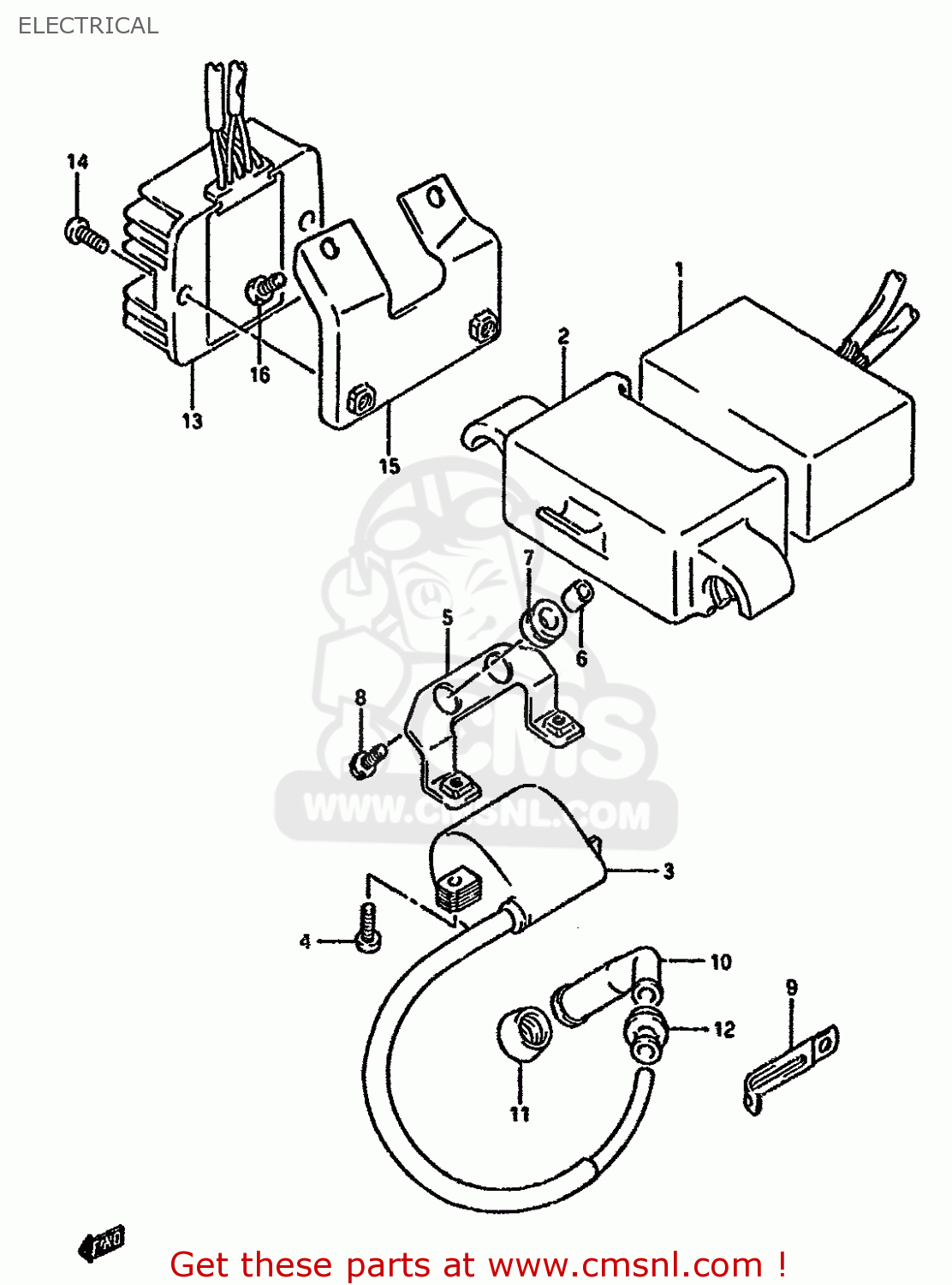 ELECTRICAL DR350SH 1993 (P) (E04 E18 E21 E22)