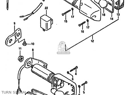 TURN SIGNAL LAMP - DR350SH 1993 (P) (E04 E18 E21 E22)