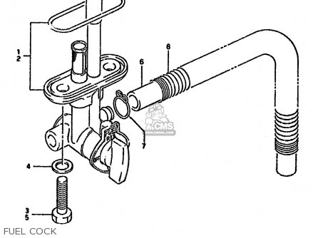 FUEL COCK - DR350SH 1993 (P) (E04 E18 E21 E22)
