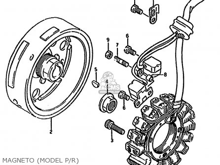 MAGNETO (MODEL P/R) - DR350SU 1993 (P) AUSTRIA ( E39)