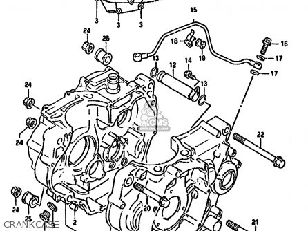 CRANKCASE - DR350SU 1993 (P) AUSTRIA ( E39)