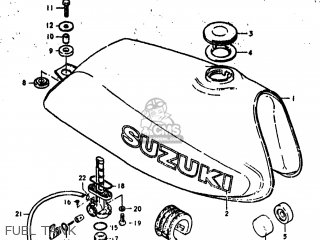FUEL TANK - DR370 1978 (C) USA (E03)