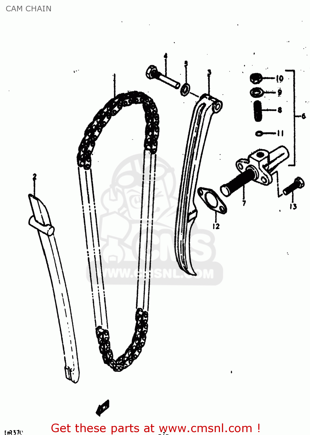 CAM CHAIN DR370 1979 (N) USA (E03)