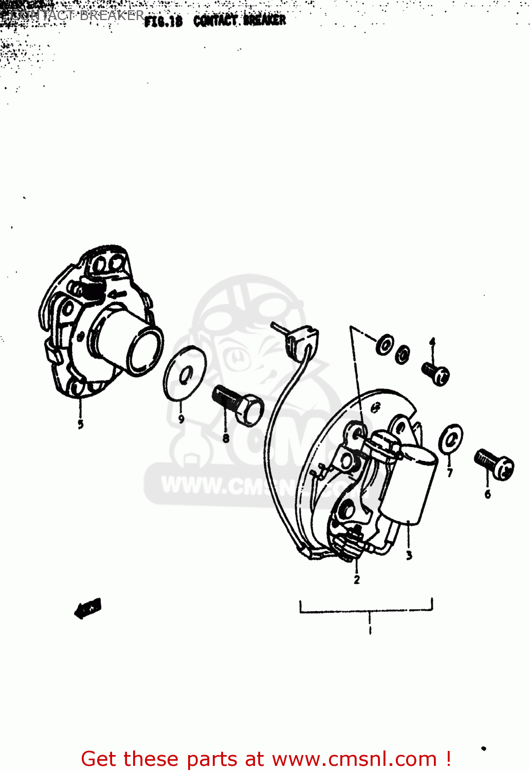 CONTACT BREAKER DR370 1979 (N) USA (E03)