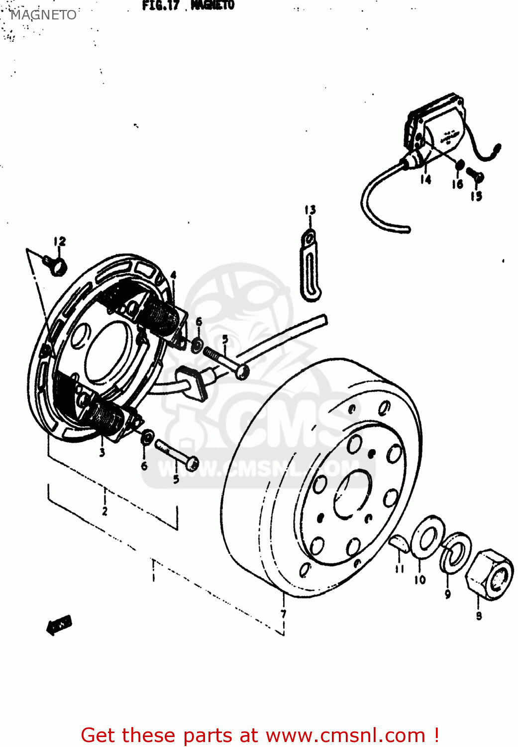 MAGNETO DR370 1979 (N) USA (E03)