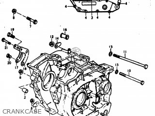 CRANKCASE - DR370 1979 (N) USA (E03)