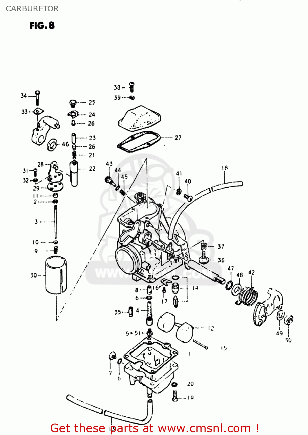 CARBURETOR DR400 1980 (T) USA (E03)