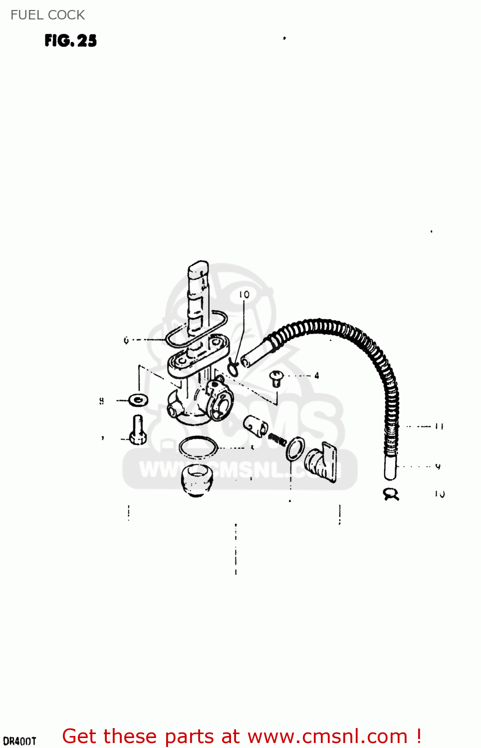 FUEL COCK DR400 1980 (T) USA (E03)