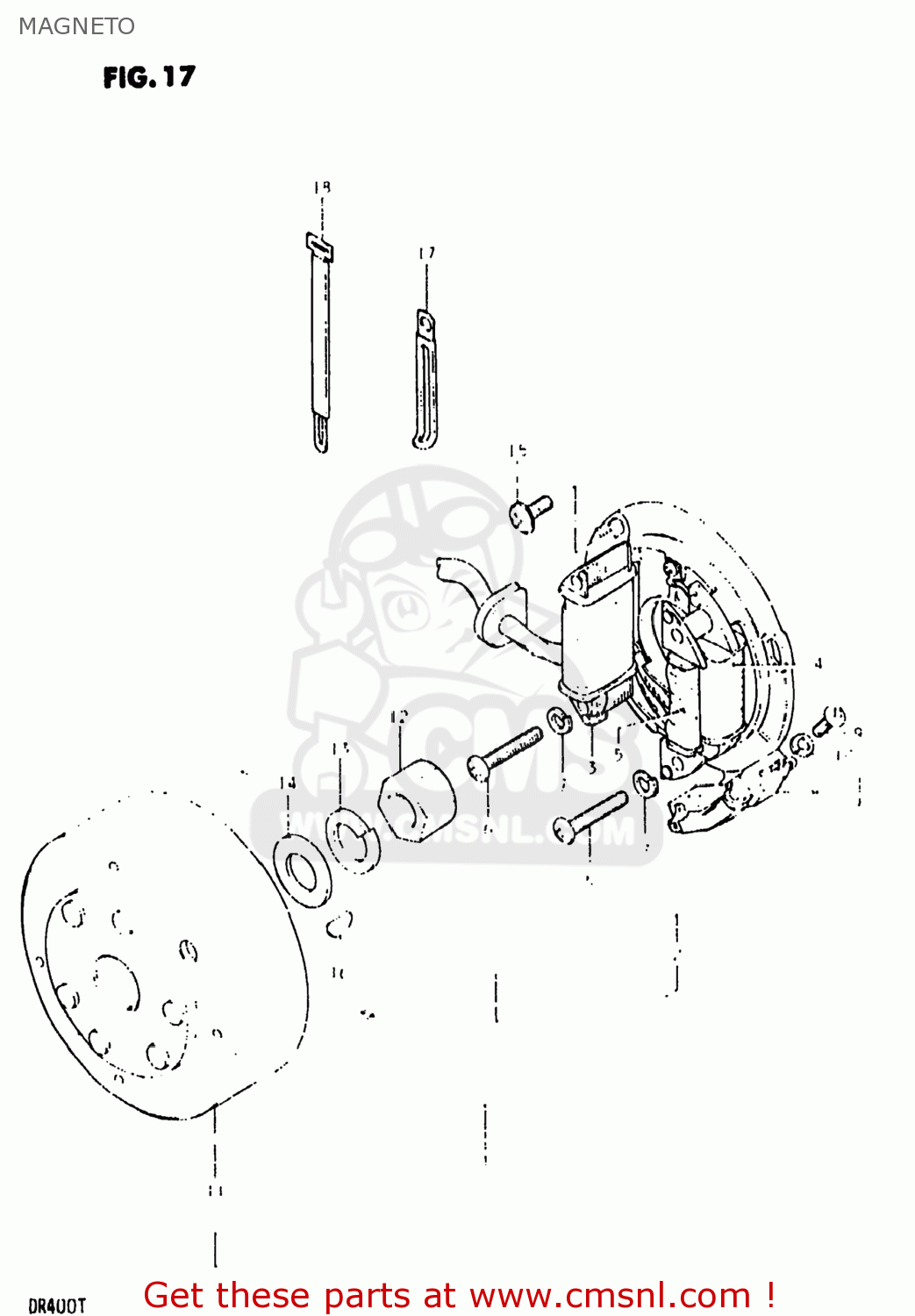 MAGNETO DR400 1980 (T) USA (E03)