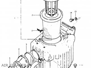 AIR CLEANER - DR400 1980 (T) USA (E03)