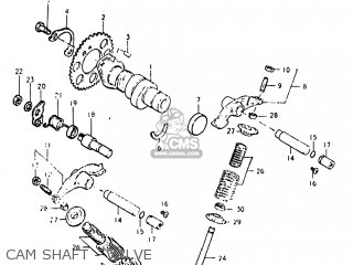 CAM SHAFT - VALVE - DR400 1980 (T) USA (E03)