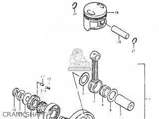 CRANKSHAFT - DR400 1980 (T) USA (E03)