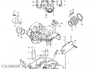 CYLINDER HEAD - DR400 1980 (T) USA (E03)