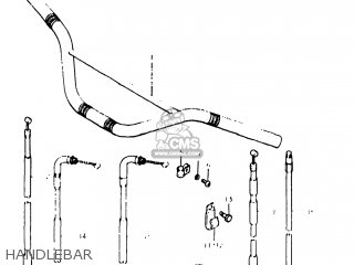 HANDLEBAR - DR400 1980 (T) USA (E03)