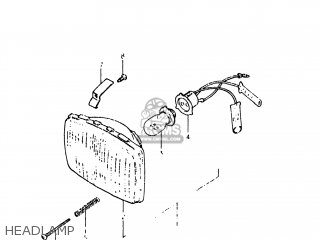 HEADLAMP - DR400 1980 (T) USA (E03)