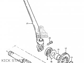 KICK STARTER - DR400 1980 (T) USA (E03)
