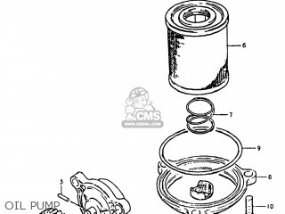 OIL PUMP - DR400 1980 (T) USA (E03)