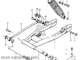 REAR SWINGING ARM - DR400 1980 (T) USA (E03)