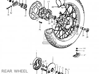 REAR WHEEL - DR400 1980 (T) USA (E03)