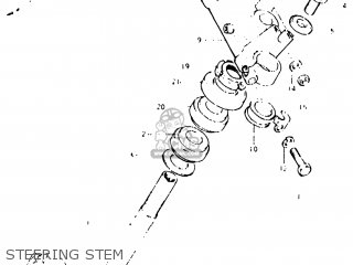 STEERING STEM - DR400 1980 (T) USA (E03)