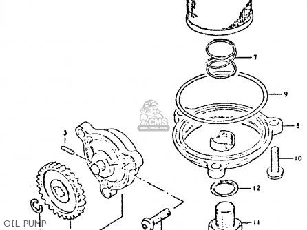 OIL PUMP - DR400S 1980 (T)