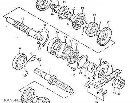 TRANSMISSION - DR400S 1980 (T)
