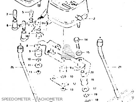 SPEEDOMETER - TACHOMETER - DR400S 1980 (T)