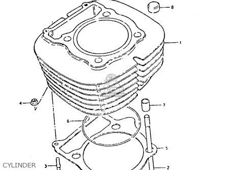 CYLINDER - DR400S 1980 (T)