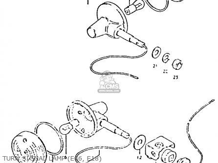 TURN SIGNAL LAMP (E16, E18) - DR400S 1980 (T)