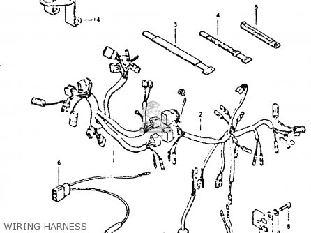 WIRING HARNESS - DR400S 1980 (T)
