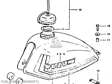 FUEL TANK (DR400ST) - DR400S 1980 (T)