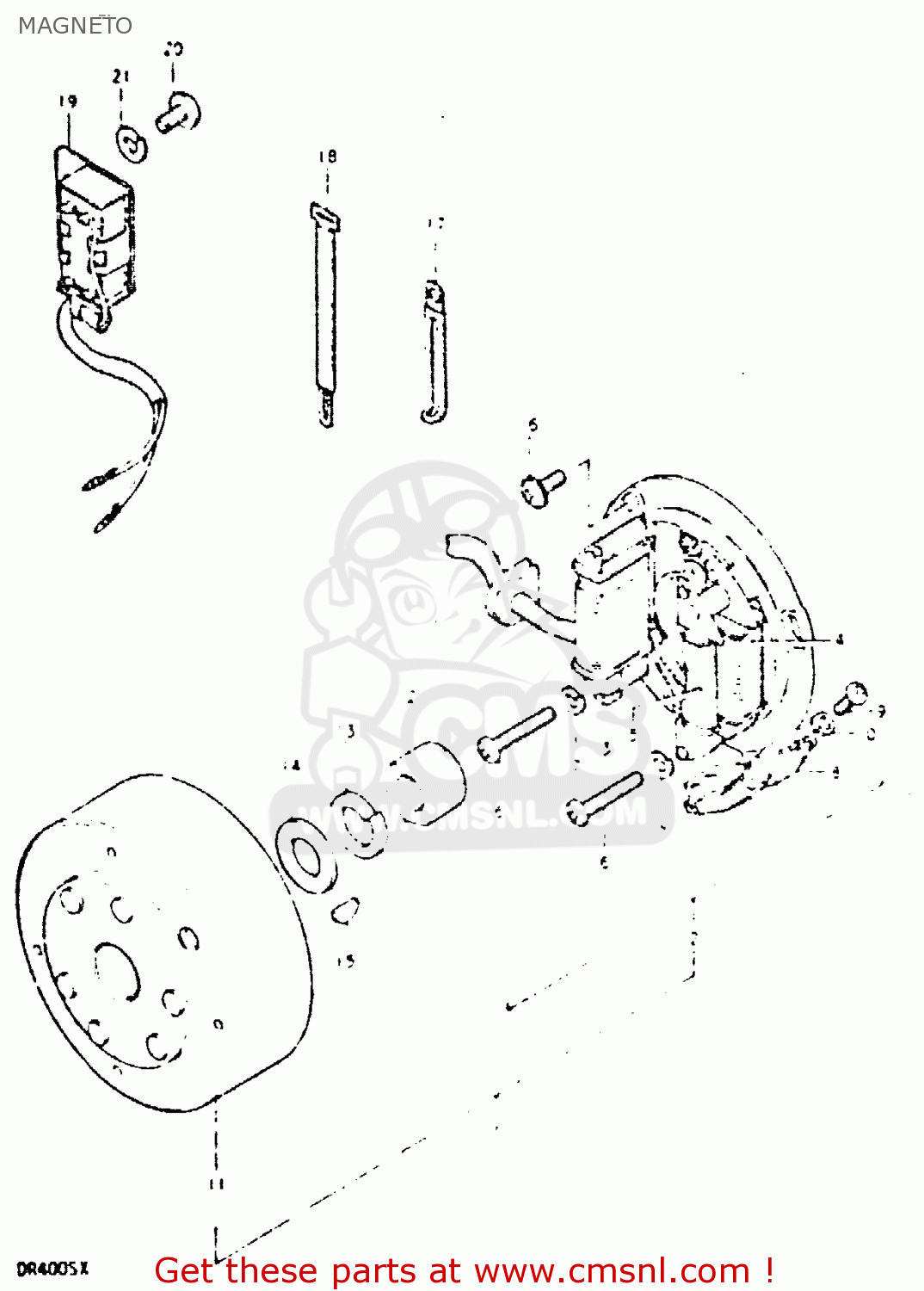MAGNETO DR400S 1981 (X)