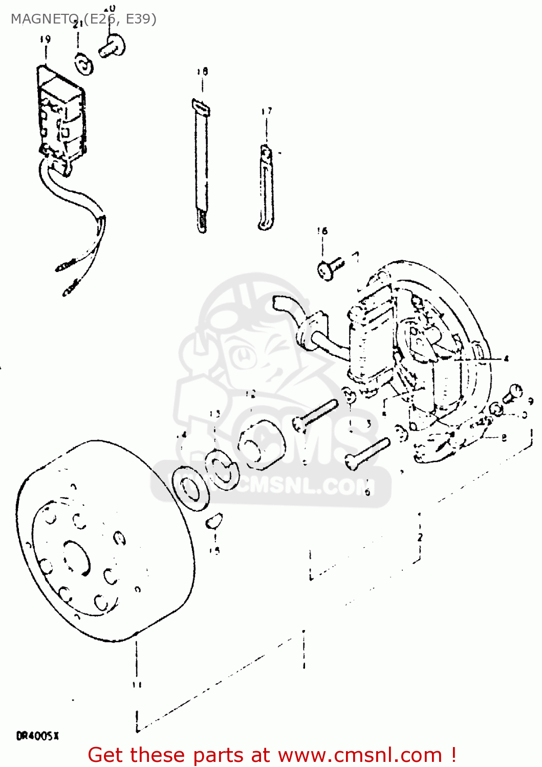 MAGNETO (E26, E39) DR400S 1981 (X)