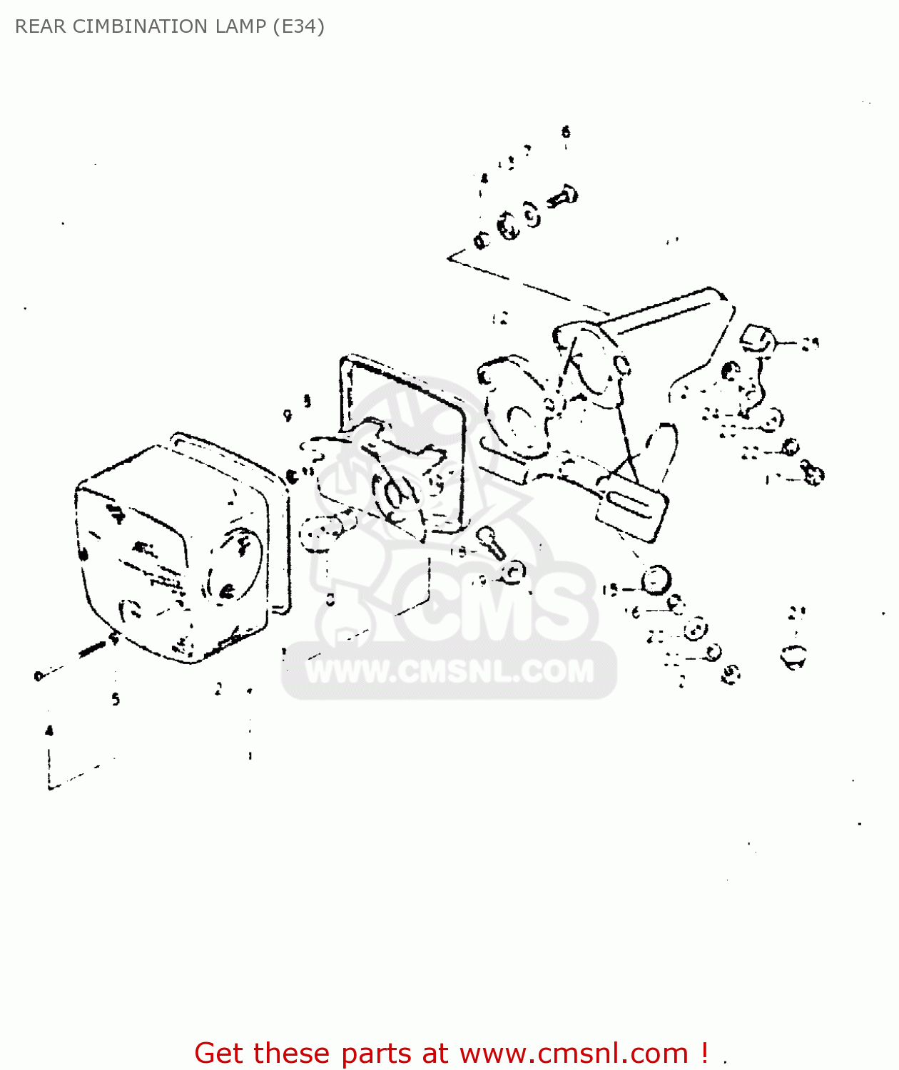 REAR CIMBINATION LAMP (E34) DR400S 1981 (X)