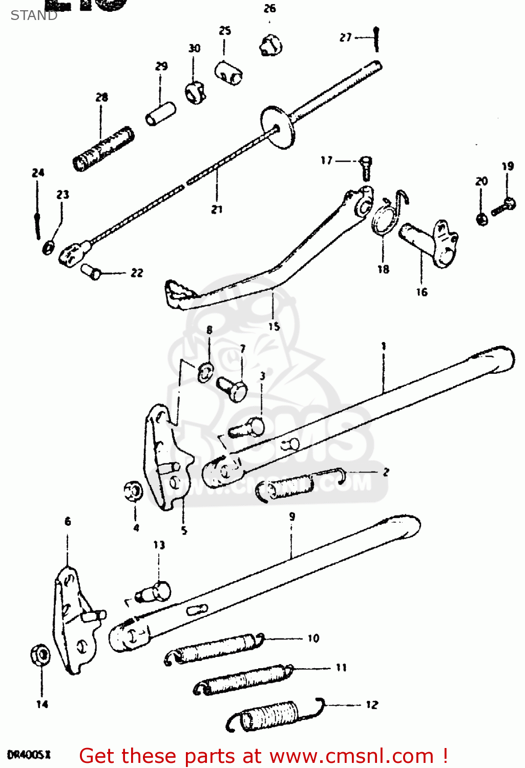 STAND DR400S 1981 (X)