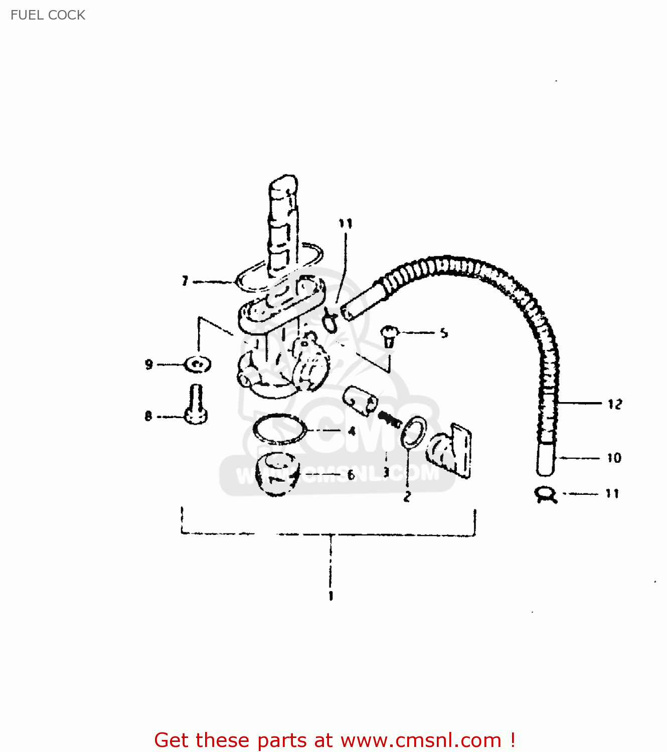 FUEL COCK DR400S 1981 (X)