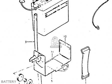 BATTERY - DR400S 1981 (X)